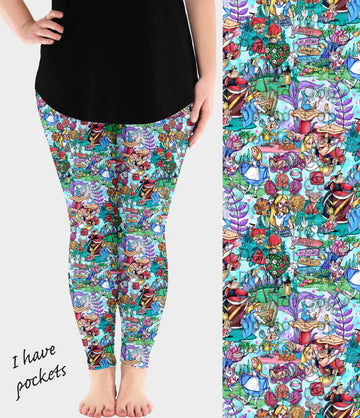 RTS - Down Here Leggings w/ Pockets