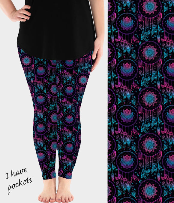 RTS - Dreamcatchers Leggings w/ Pockets