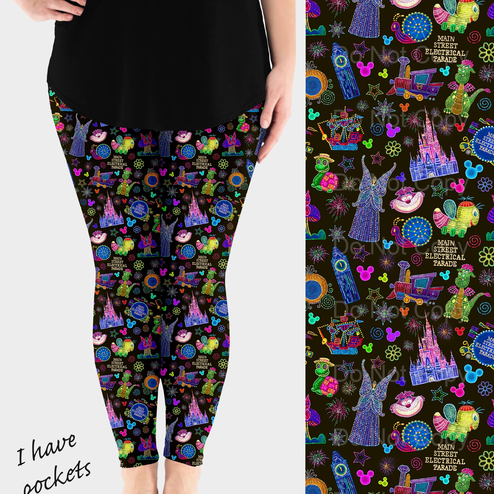 RTS - Electric Leggings w/ Pockets