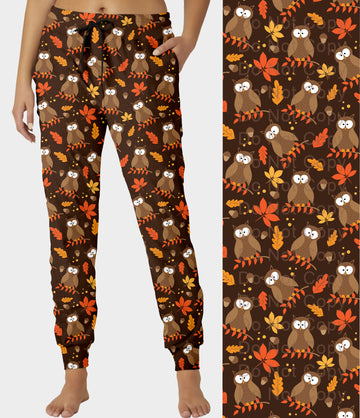 RTS - Falls a Hoot Jogger Pants