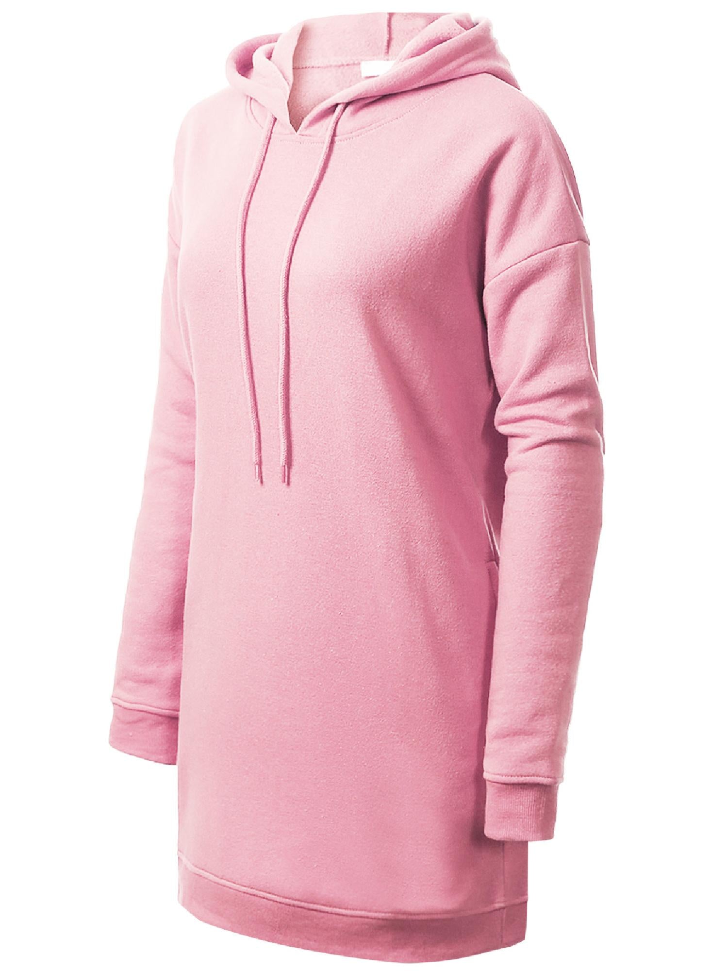 Oversized Hoodie Tunic Dress w/ Side Pockets