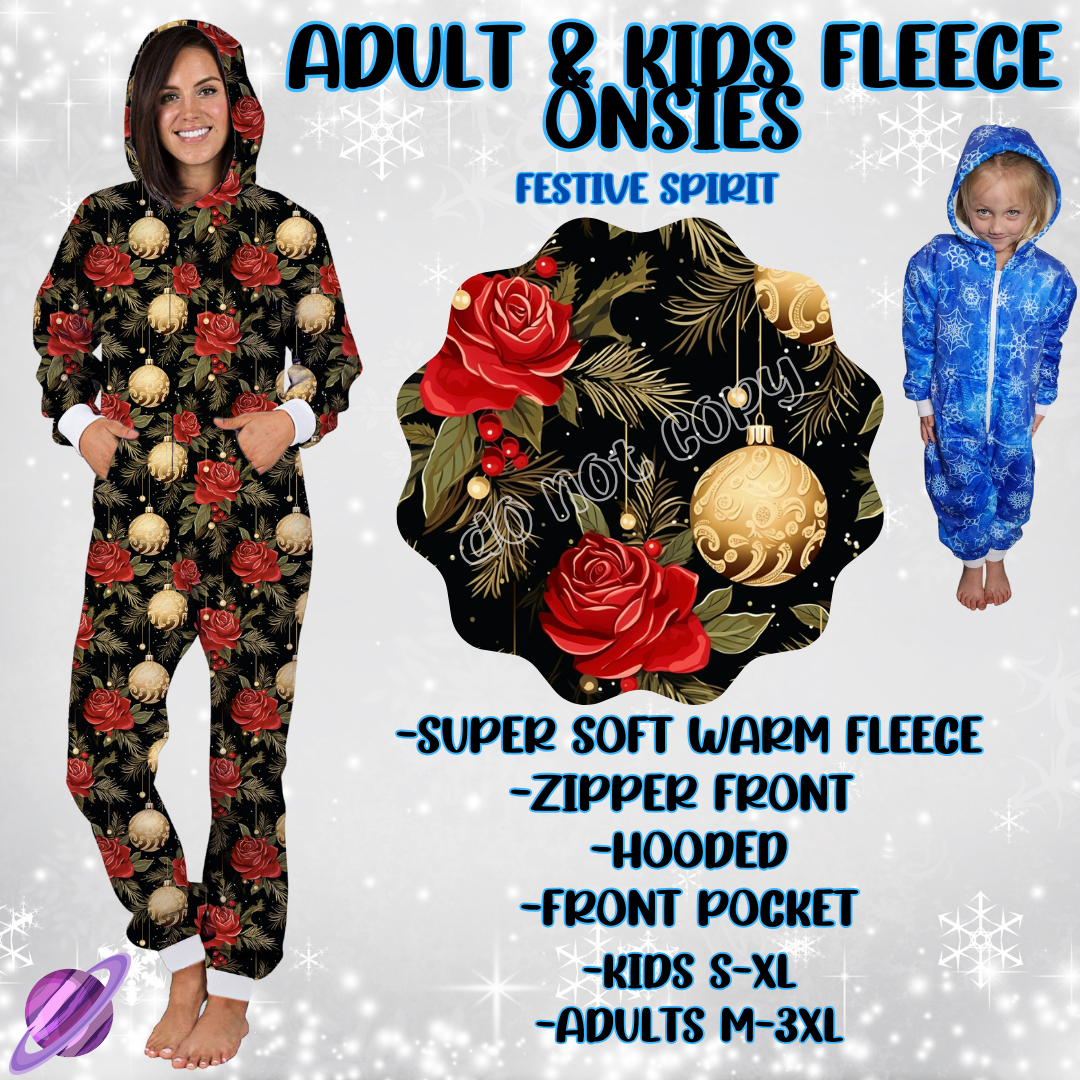 FESTIVE SPIRIT-ONESIES ROUND 3- PREORDER CLOSING 9/23