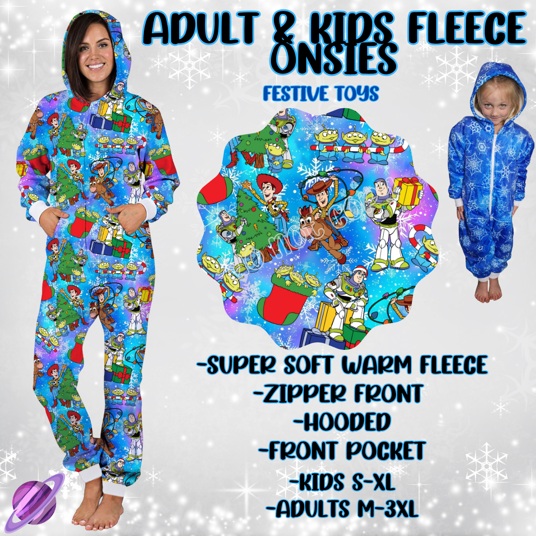 FESTIVE TOYS-ONESIES ROUND 3- PREORDER CLOSING 9/23