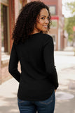 Backwoods Beauty Black Thermal Top