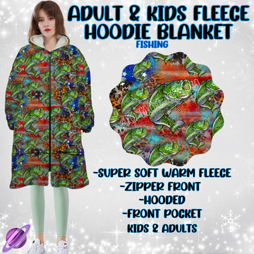 FISHING-HOODIE BLANKET RUN-PREORDER CLOSING 9/28 ETA NOV