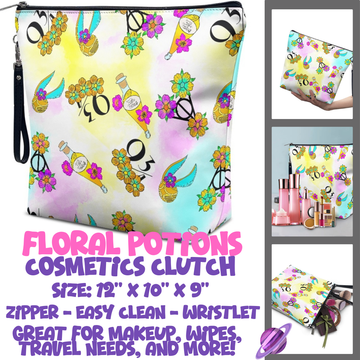 FLORAL POTIONS - CUSTOM COSMETIC CLUTCH PREORDER CLOSES 12/16