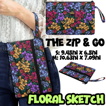 FLORAL SKETCH - ZIP & GO PREORDER CLOSING 12/28