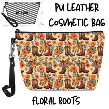 FLORAL BOOTS - BAG RUN 3 - COSMETIC BAG - PREORDER CLOSING 10/22