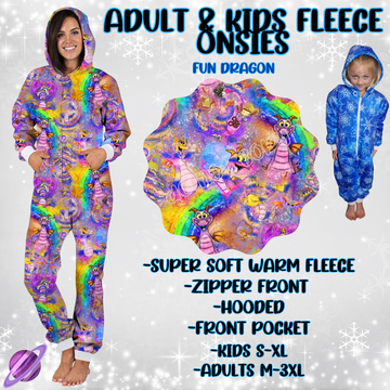 FUN DRAGON-ONESIES ROUND 3- PREORDER CLOSING 9/23