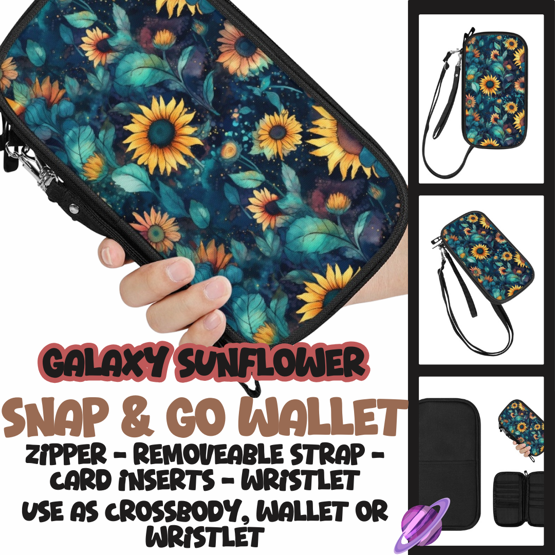 GALAXY SUNFLOWER - SNAP & GO WALLETS PREORDER CLOSING 12/18