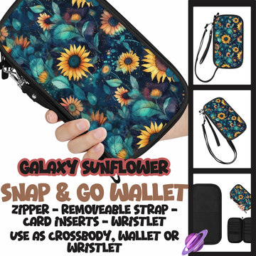 GALAXY SUNFLOWER - SNAP & GO WALLETS PREORDER CLOSING 12/18