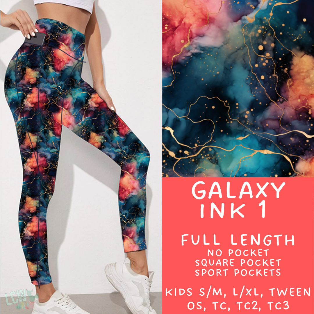 Batch #271 - Galaxy Ink Collection - Closes 1/16 - ETA mid/late March - Galaxy Ink 1 Leggings