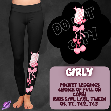 GIRLY - ONE LEG SIMPLE SETS RUN 2 - LEGGING/CAPRI PREORDER CLOSING 1/31