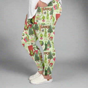 Grinch Mean Green Man Print Leggings w/ Pockets | ETA 12/5