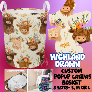 HIGHLAND DRAWN - STORAGE BASKETS - PREORDER CLOSING 12/4