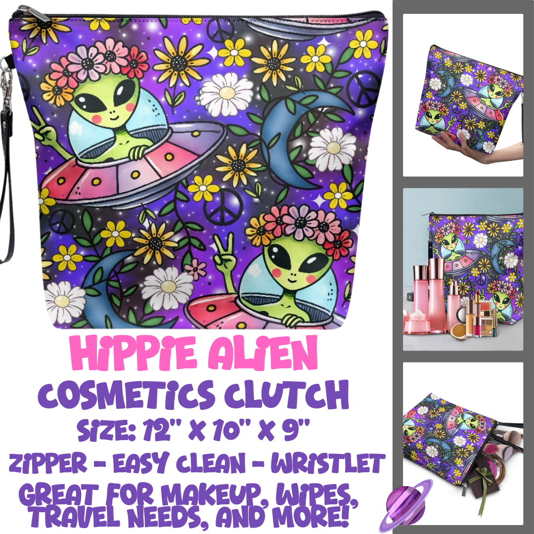 HIPPIE ALIEN - CUSTOM COSMETIC CLUTCH PREORDER CLOSES 12/16