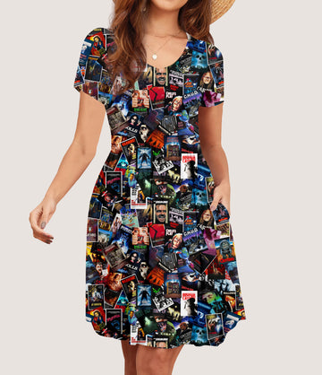 RTS - Horror Posters Pocket Dress