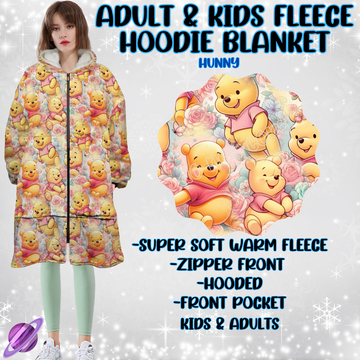 HUNNY- HOODIE BLANKET RUN-PREORDER CLOSING 9/28 ETA NOV