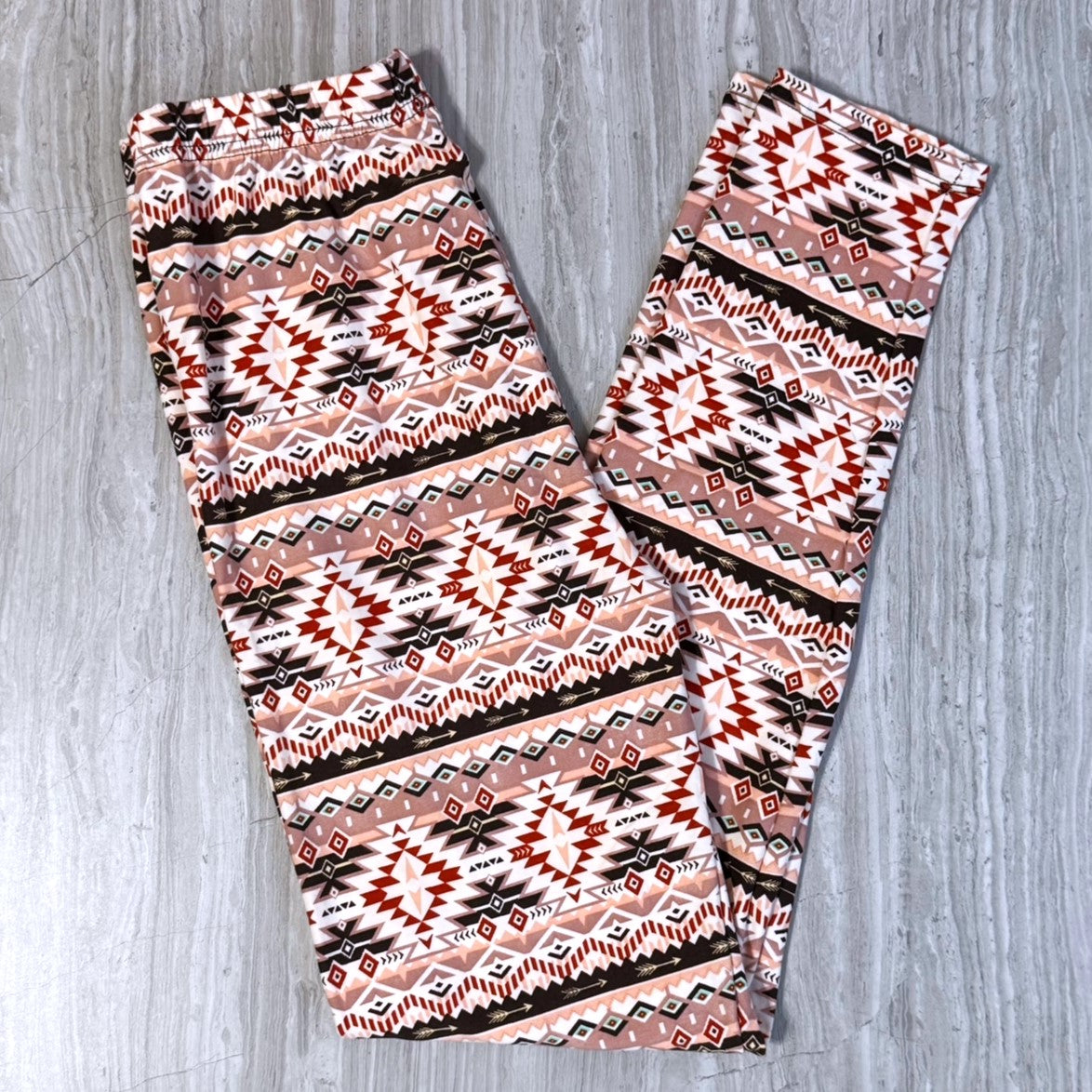 Aztec Cream Spice Leggings