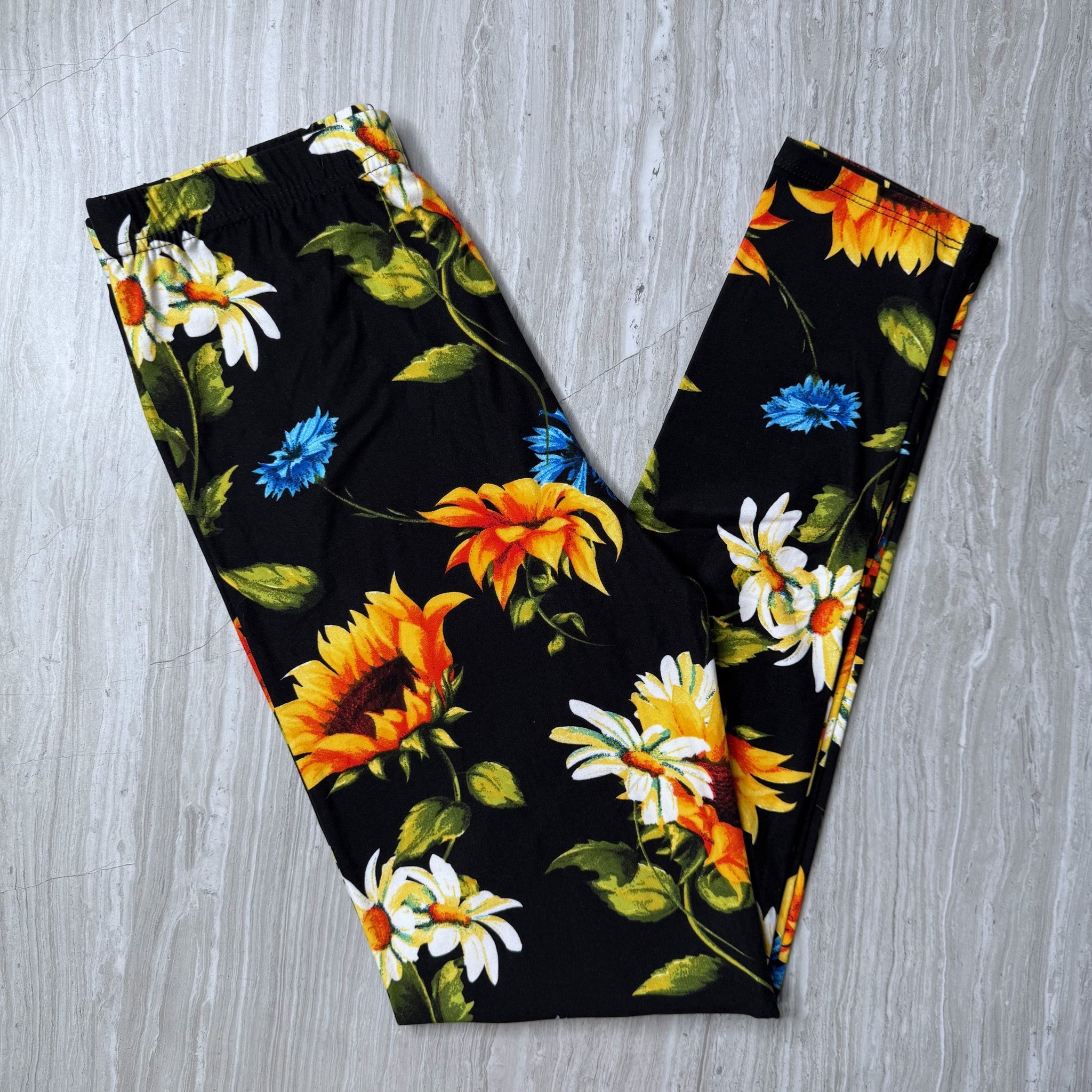 Sunflower & Daisy Leggings