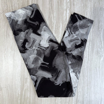 Brush Stroke Print Leggings