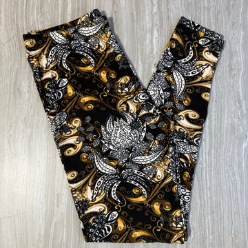 Burton Golden Flower Print Leggings