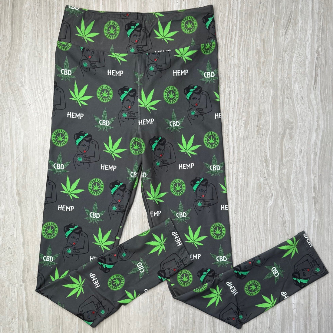 Hemp Heals CBD Print Leggings