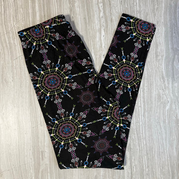 Tribal Mandala Print Leggings