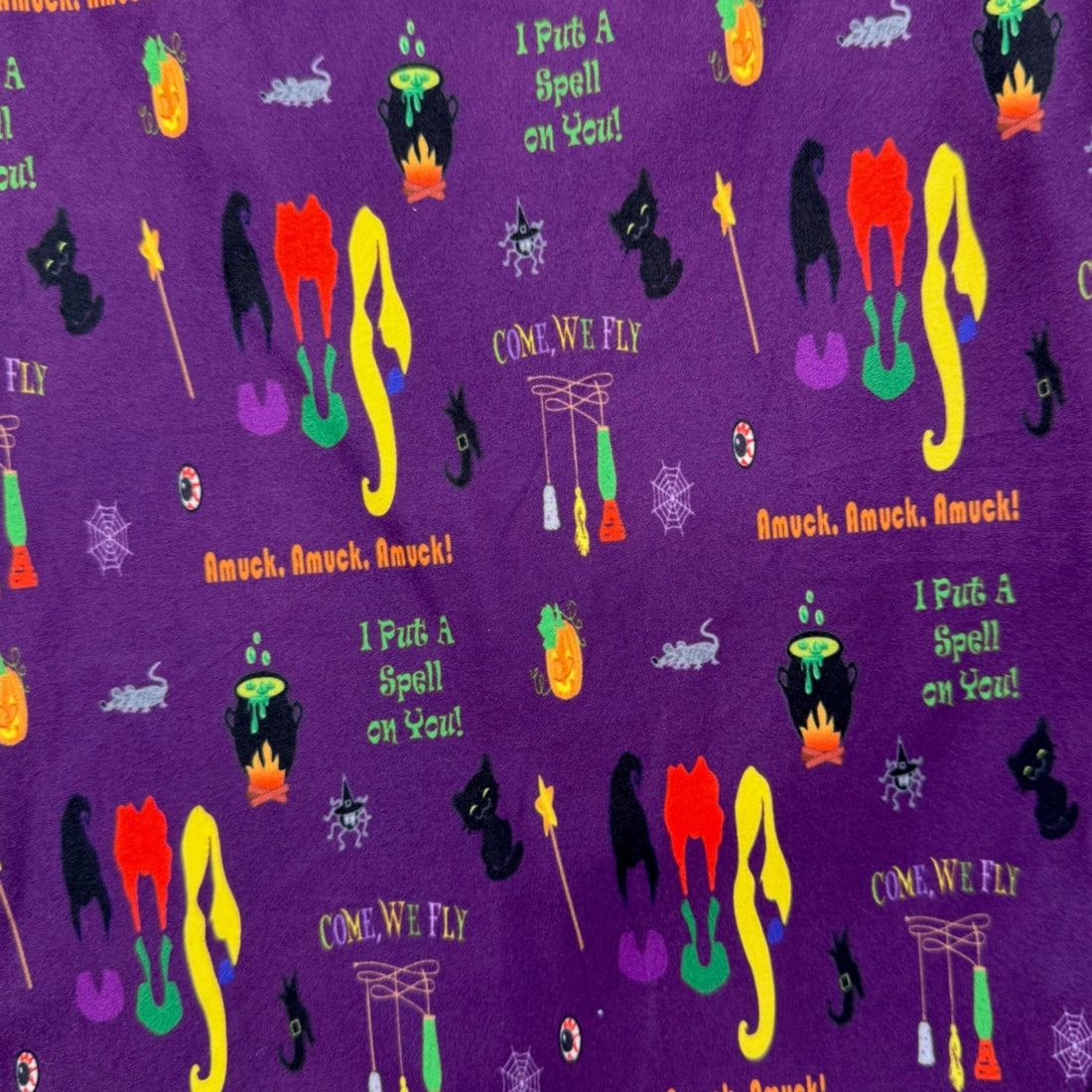 Hocus Pocus Themed Print Soft Leggings