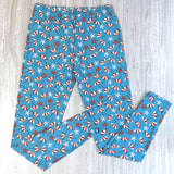 Summer Time Umbrellas & Starfish Print Soft Leggings