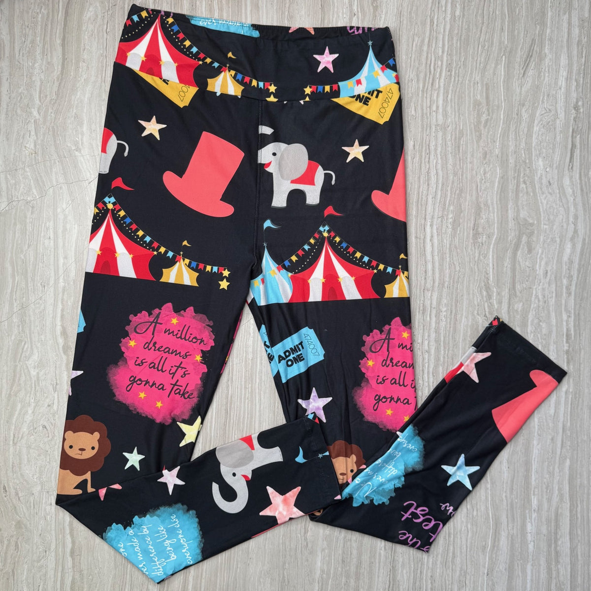 The Greatest Showman Themed Print Leggings