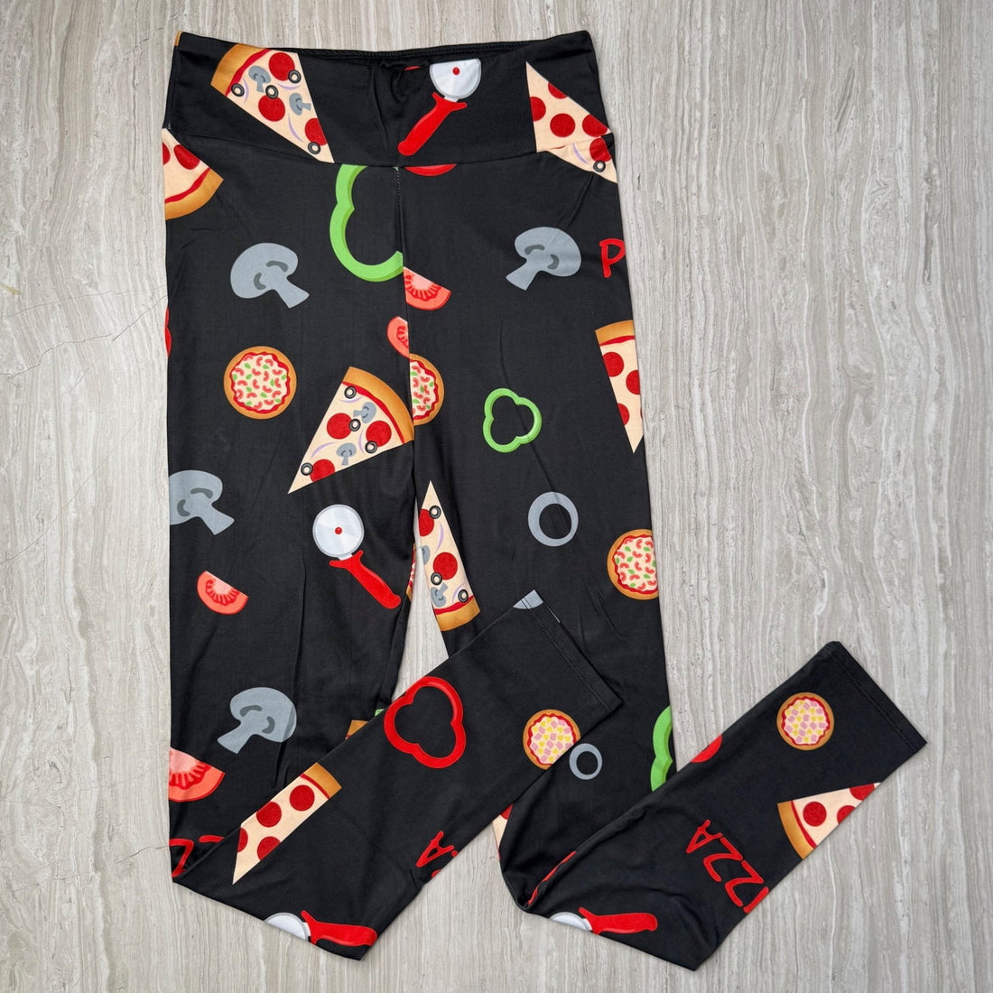 Pizza Print Leggings