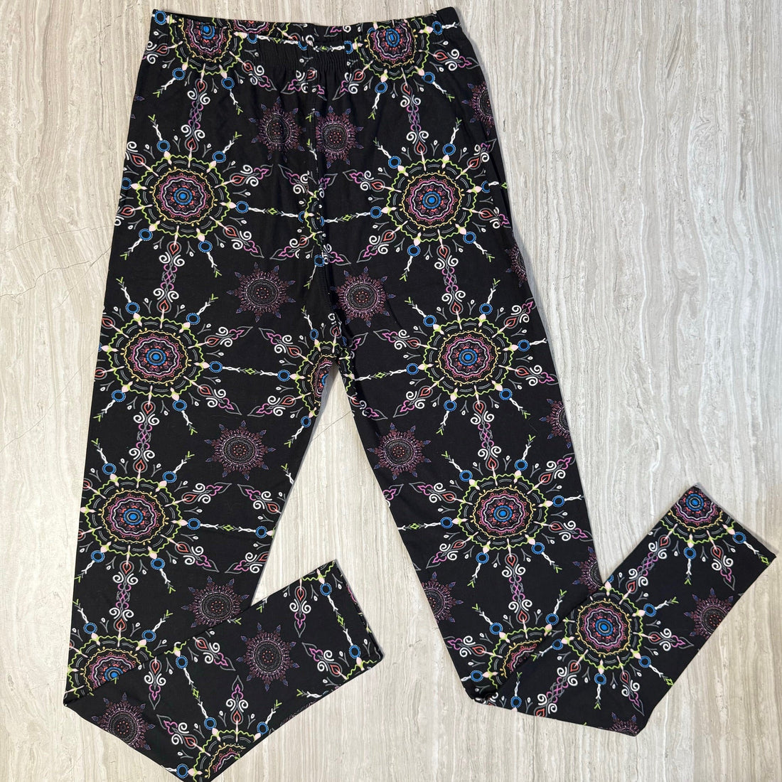 Tribal Mandala Print Leggings