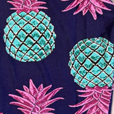 Teal Pineapple Print Leggings