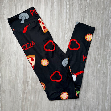 Pizza Print Leggings