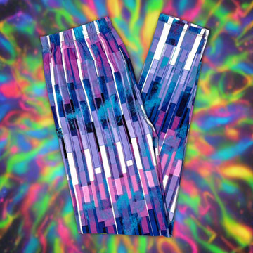 Fractured Galaxy Print Leggings