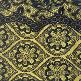 Olive Black Floral Lace Super Soft Leggings