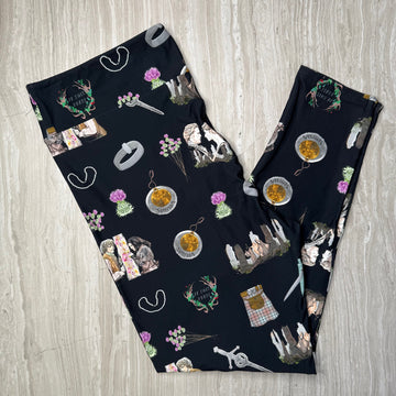 Highlander Themed Print Leggings