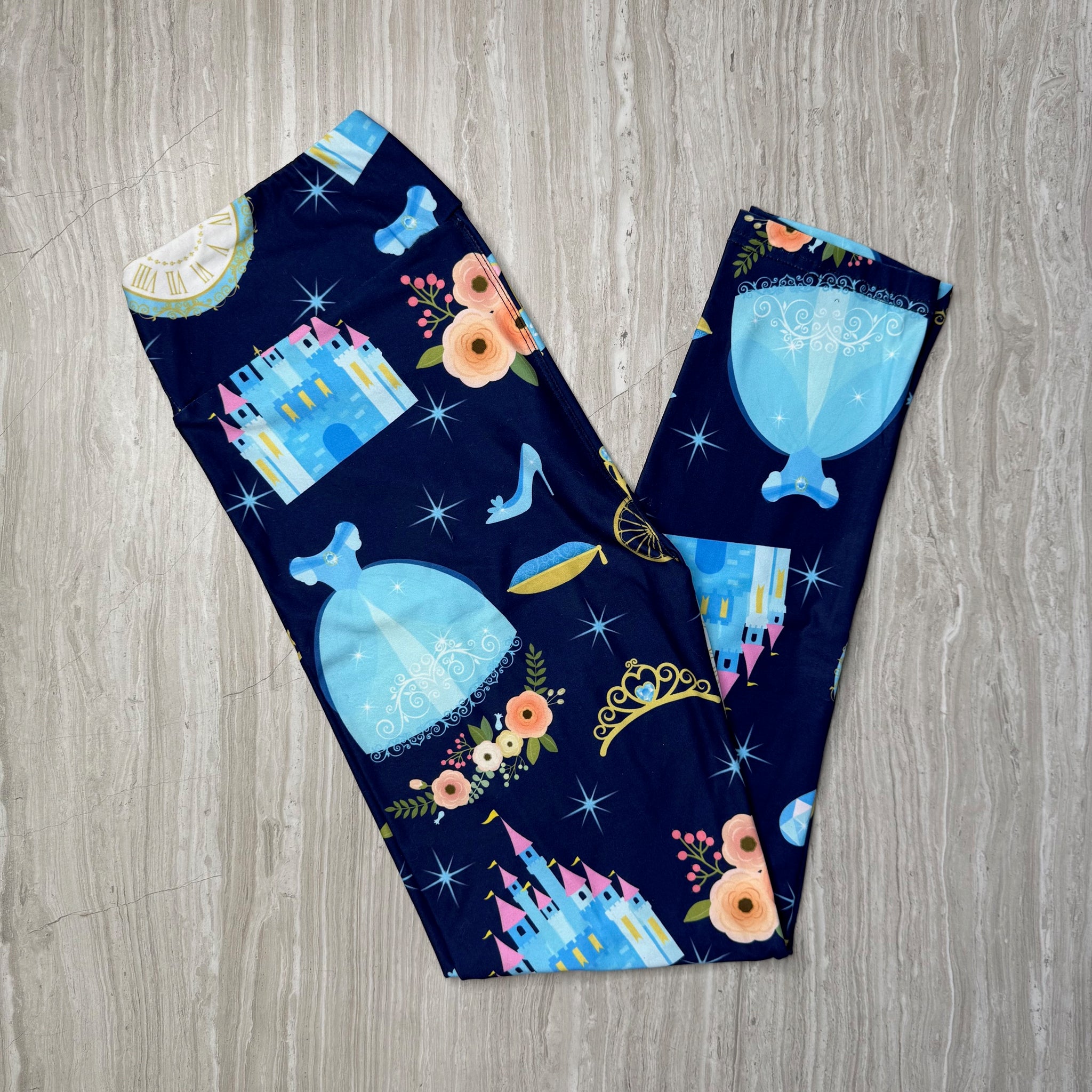 Midnight Princess Print Leggings