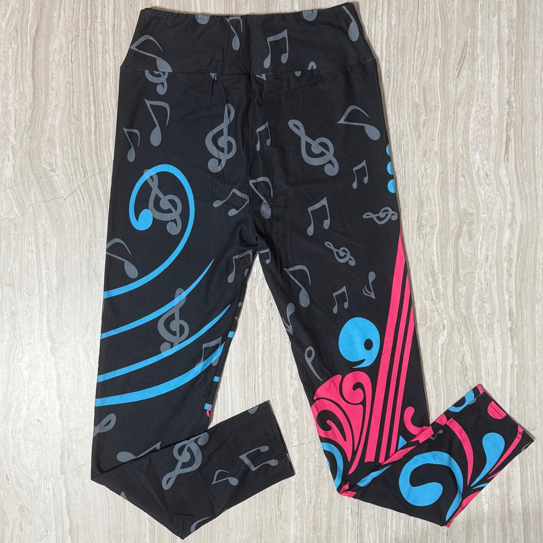 Music Can Change The World - Guitar Print Leggings