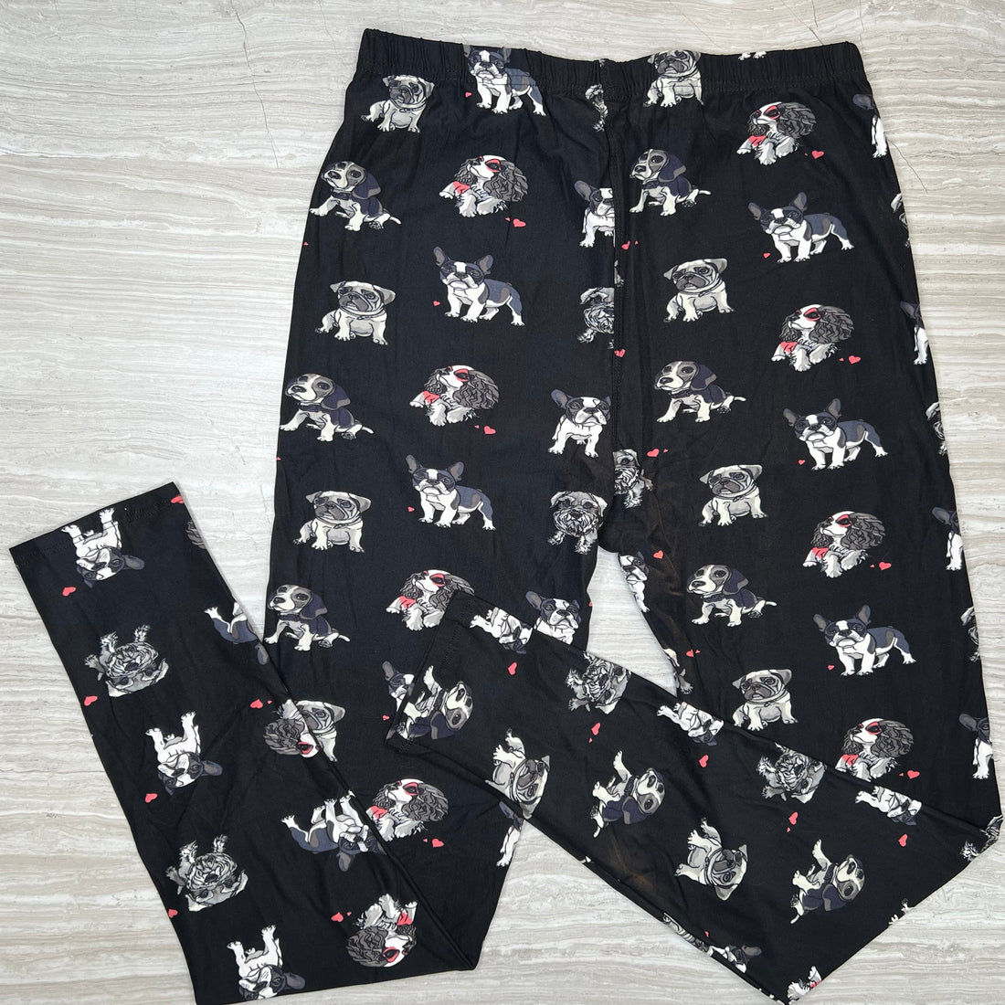 Puppy Love Print Leggings - Adult & Kids Sizes