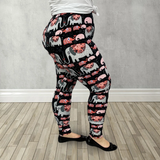 Cute Elephant Print Leggings - Adult & Kid Sizes