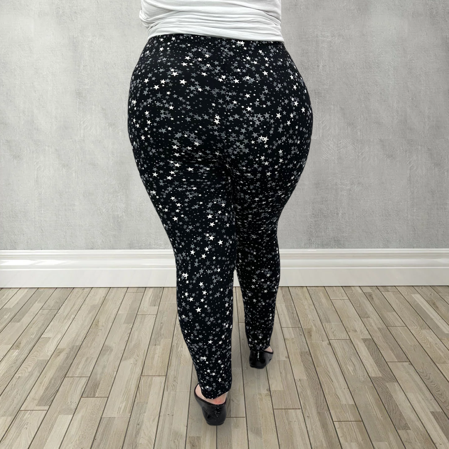 Star Filled Night Print Soft Leggings