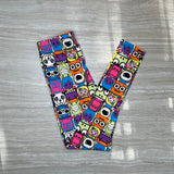 Comic Anime Print Soft Soft Leggings - Adult & Kid Sizes