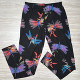Dragonfly Print Soft Leggings