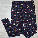 Love Cats Print Print Leggings