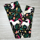 Unicorn Print Soft Leggings