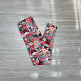 Cute Alien Monster Soft Leggings - Adult & Kid Sizes