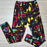 Cats Meow Jazz Print Soft Leggings