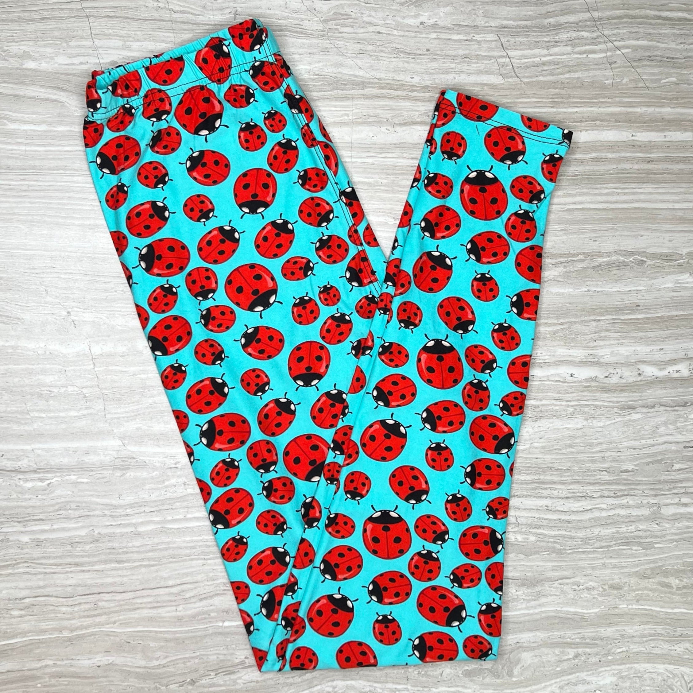 Ladybug Print Leggings